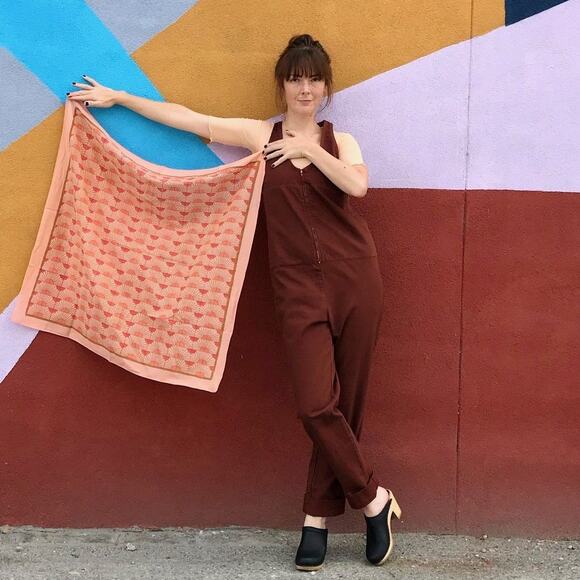 Rachel Comey Buxton Sleeveless Zip Front Jumpsuit Mahogany Cotton Size 2 NWT - Picture 1 of 16